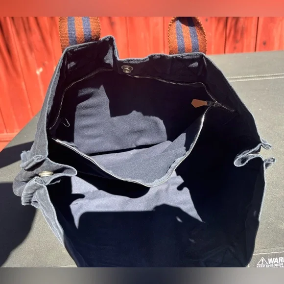 Vintage Hermes Canvas Tote Bag - Picture 9 of 11